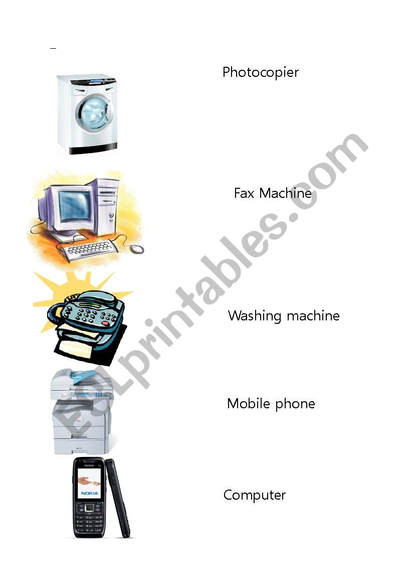 Modern INventions worksheet