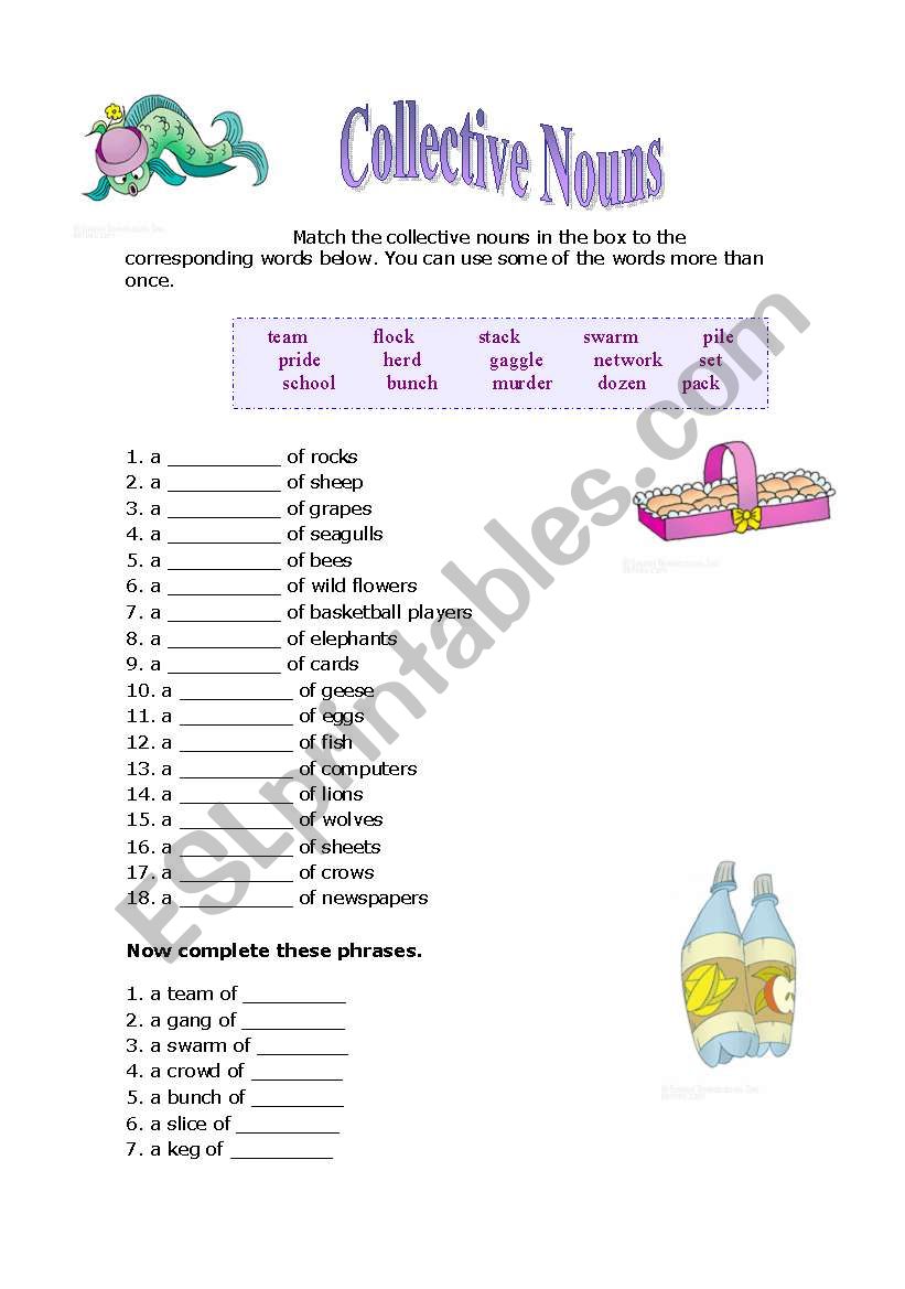 Collective Nouns worksheet