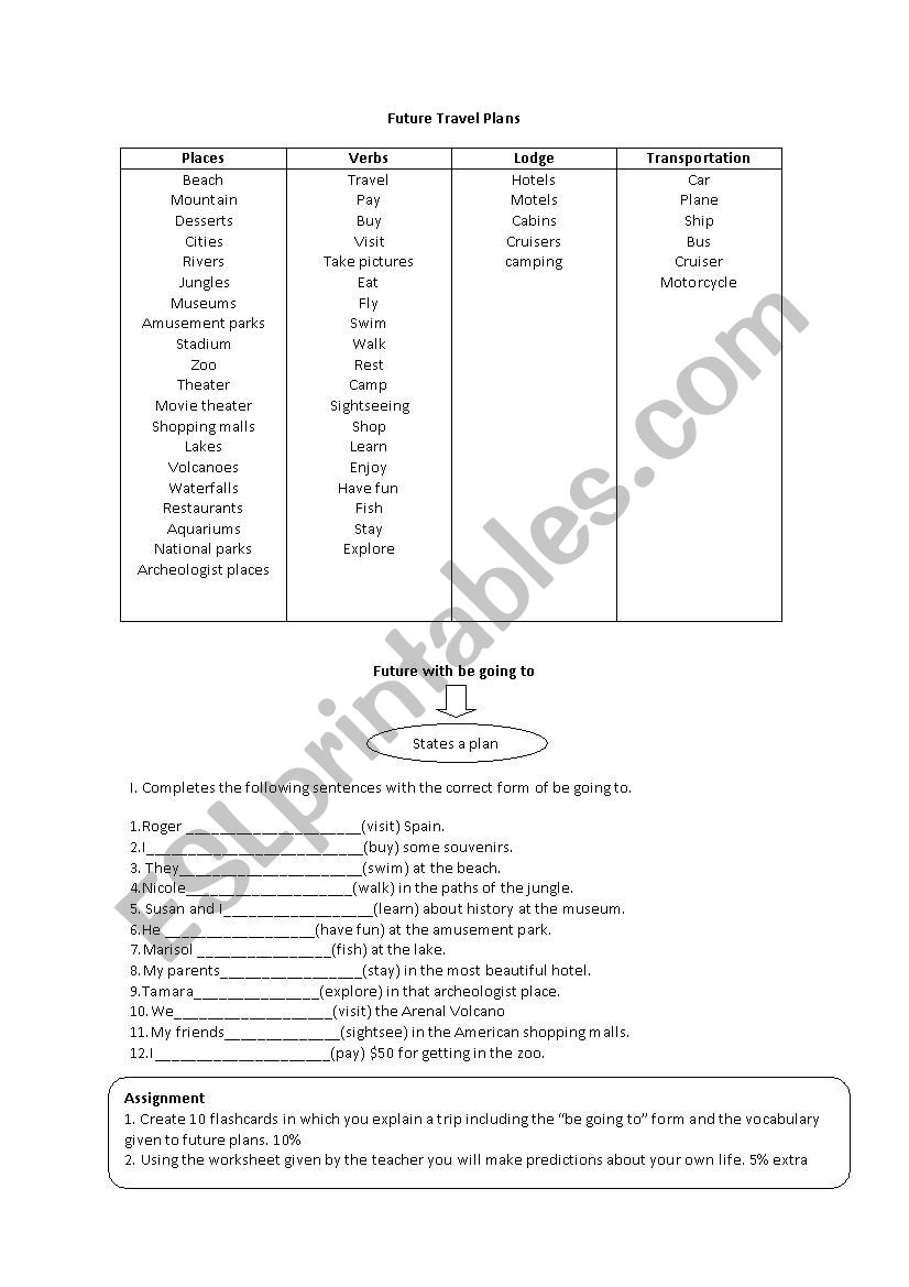 Useful vocabulary future plans and preferences