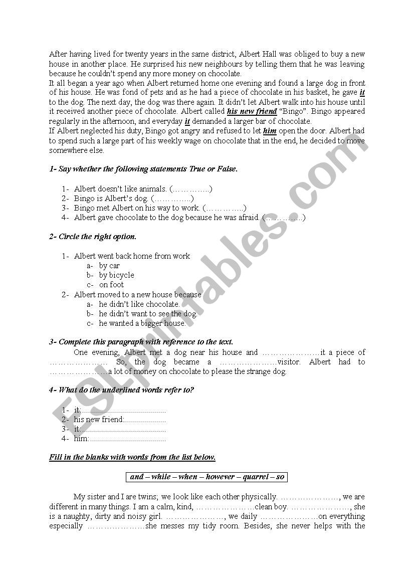 Language activities 30 worksheet