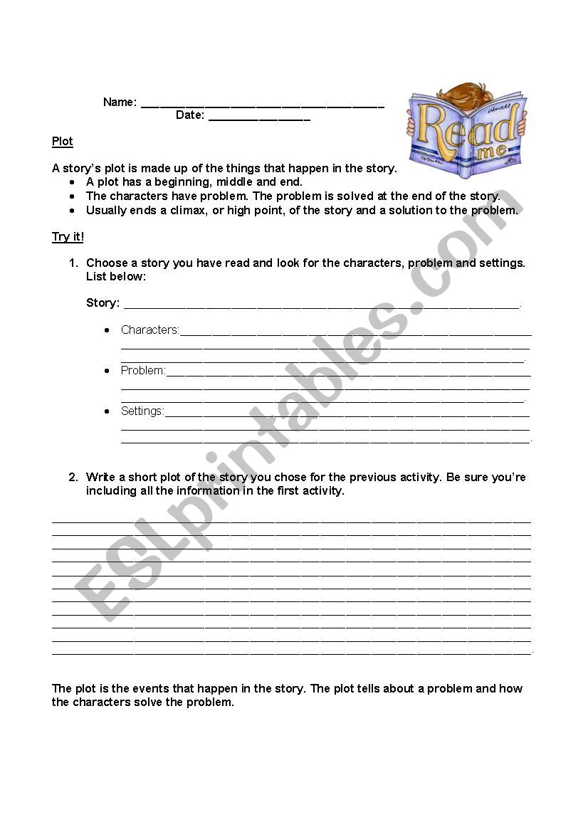 Plot worksheet