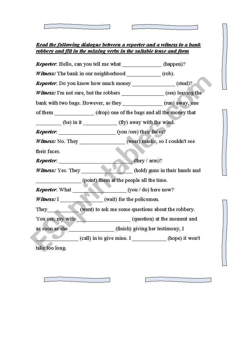 passive and active worksheet