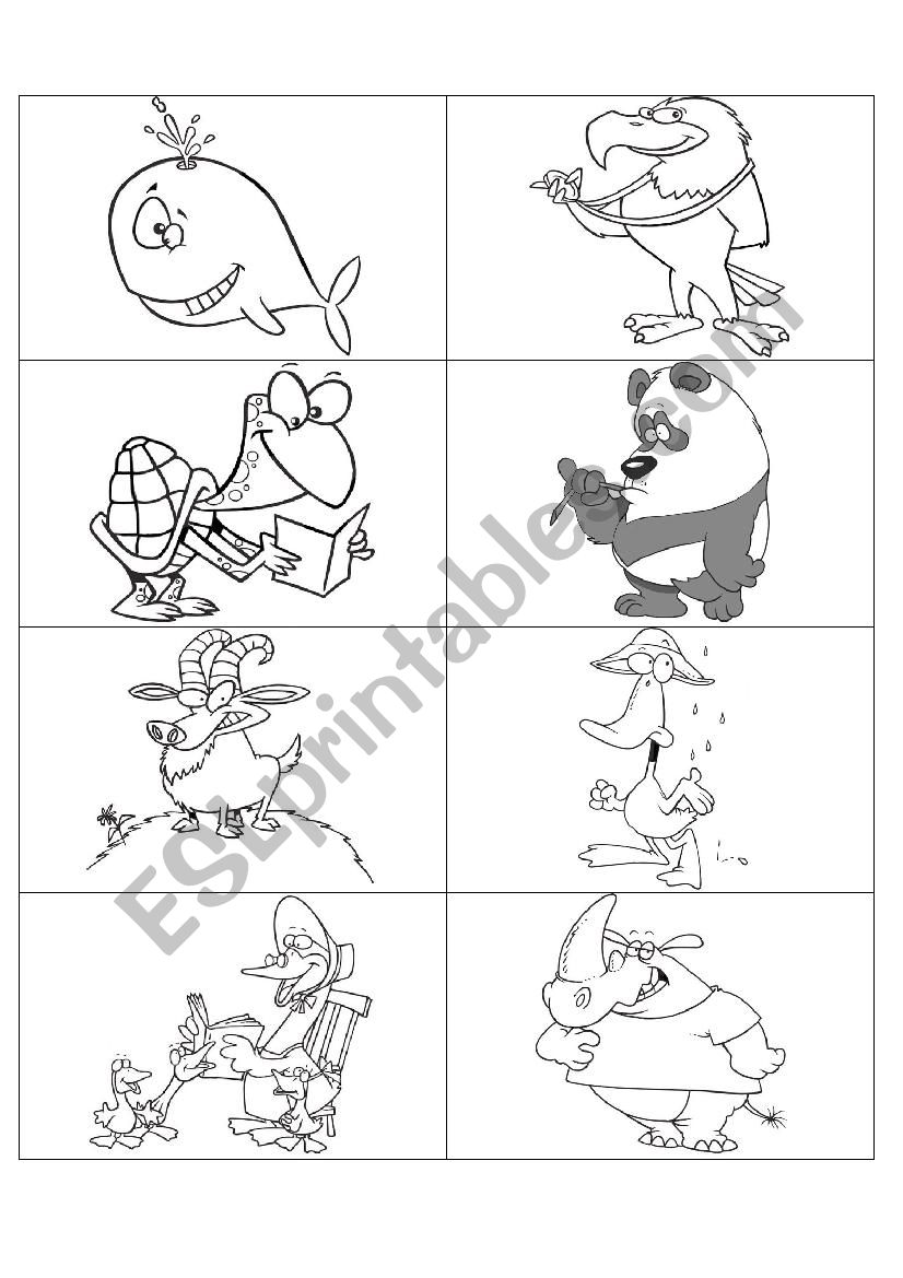 Animals. Part 2 worksheet