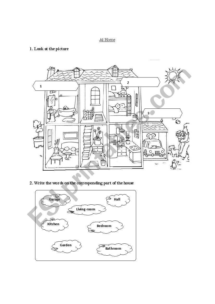 At home worksheet