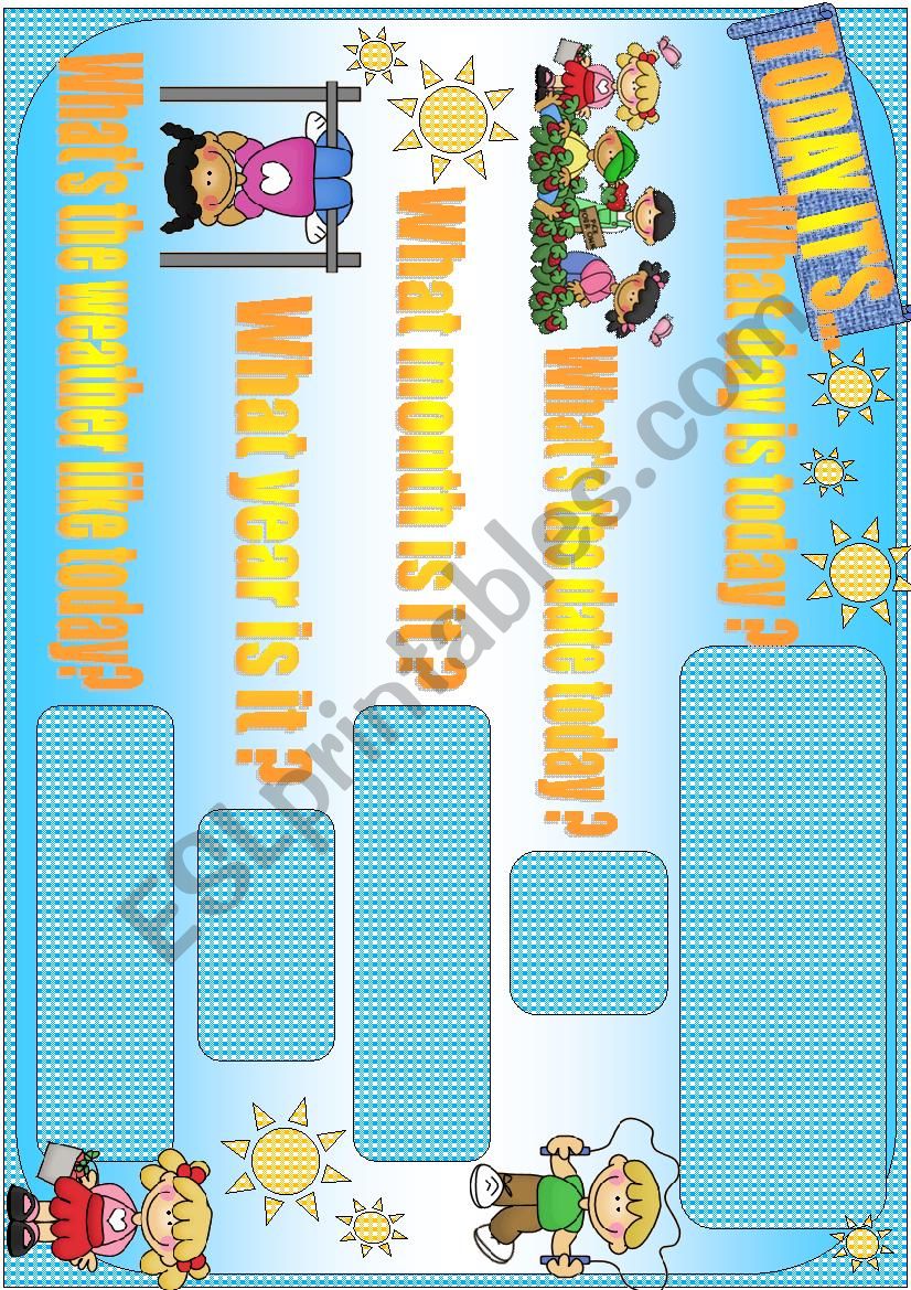 TODAY ITÂ´S...  (eternal calendar 5 pag.)