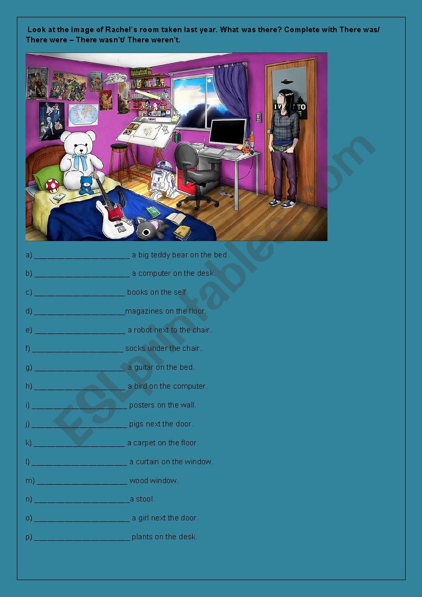 There was/wasnÂ´t -  There were/werenÂ´t