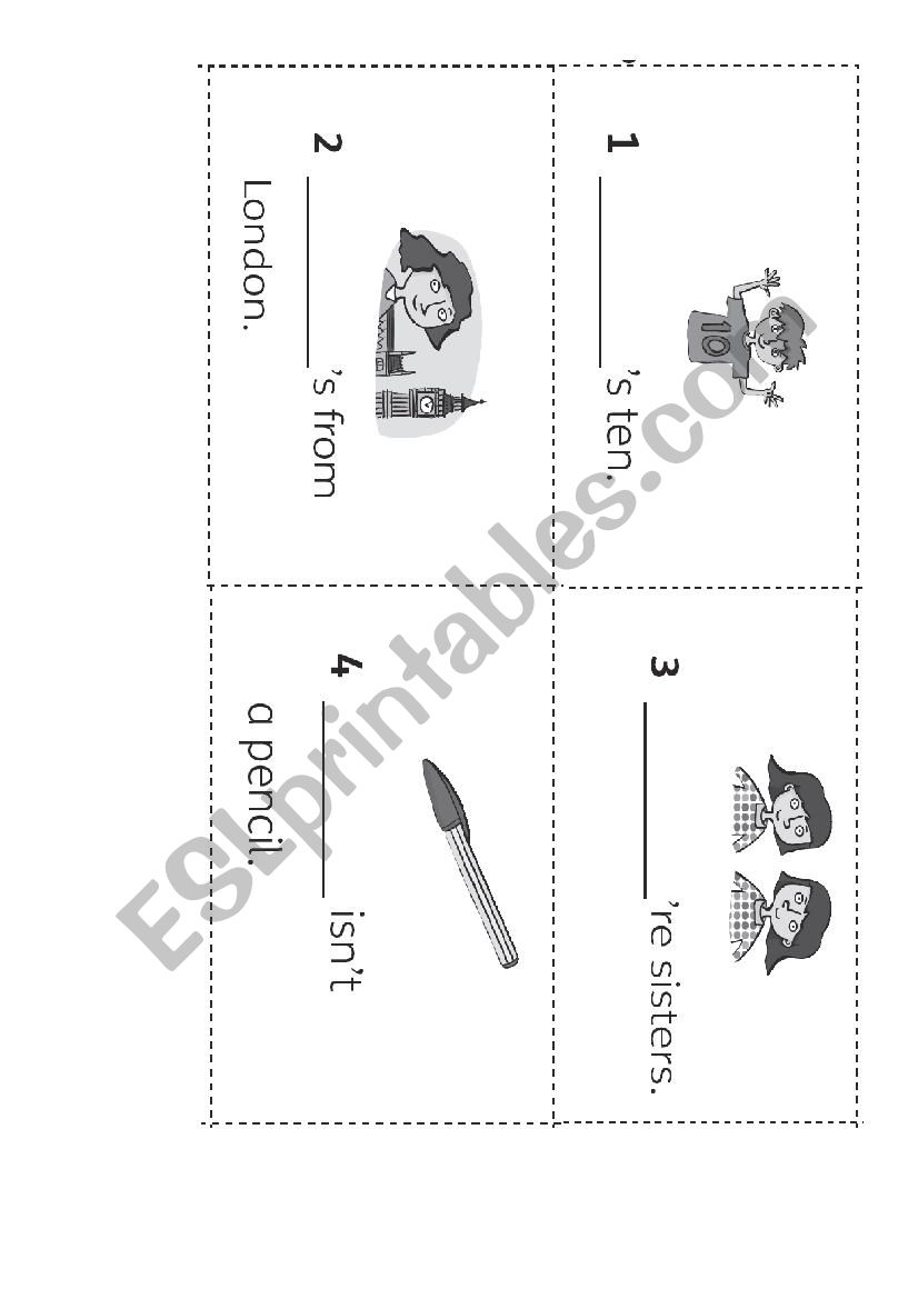 Subject pronouns - GAME worksheet