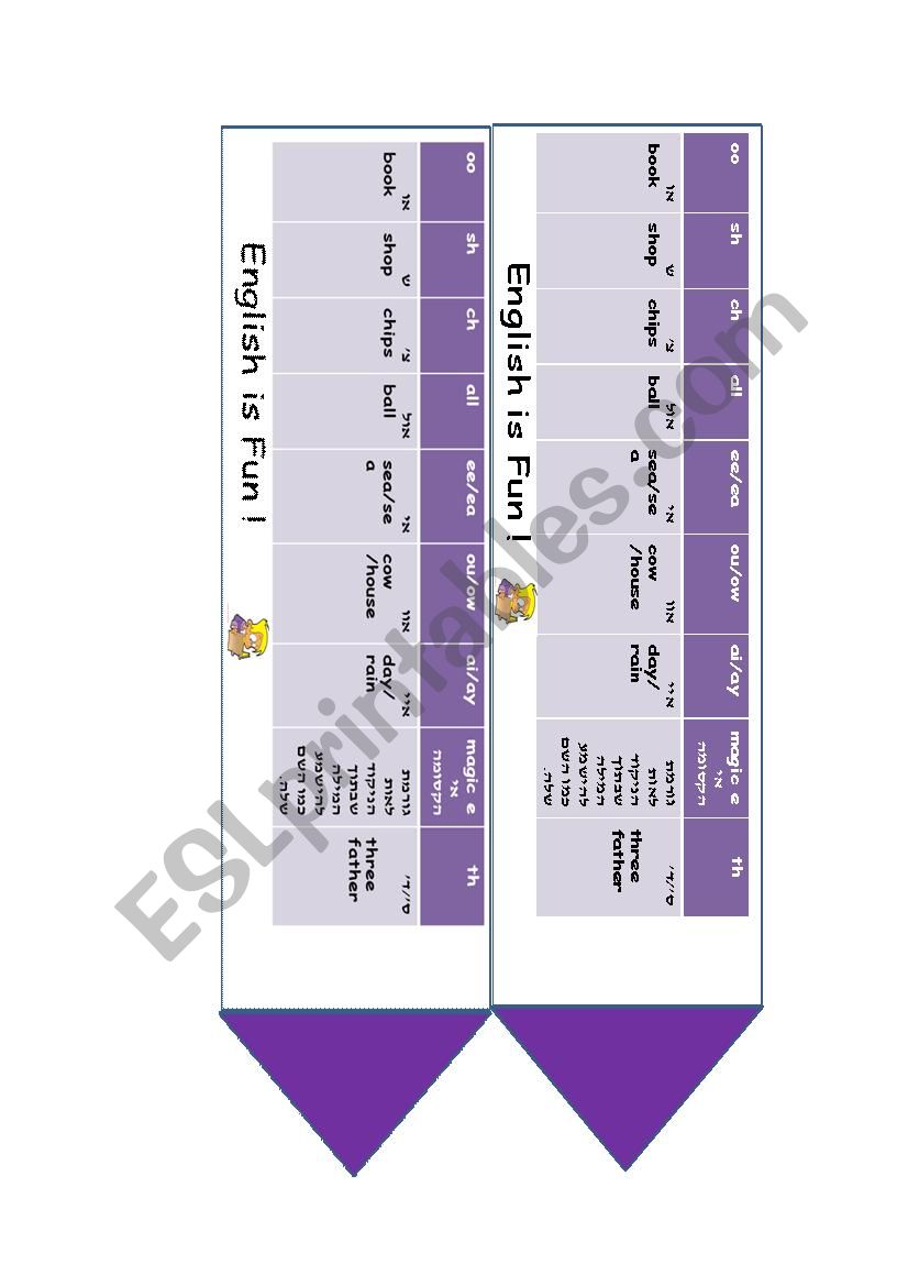 Reading Rules Sign worksheet