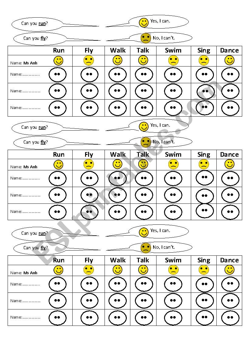 aninal servey worksheet