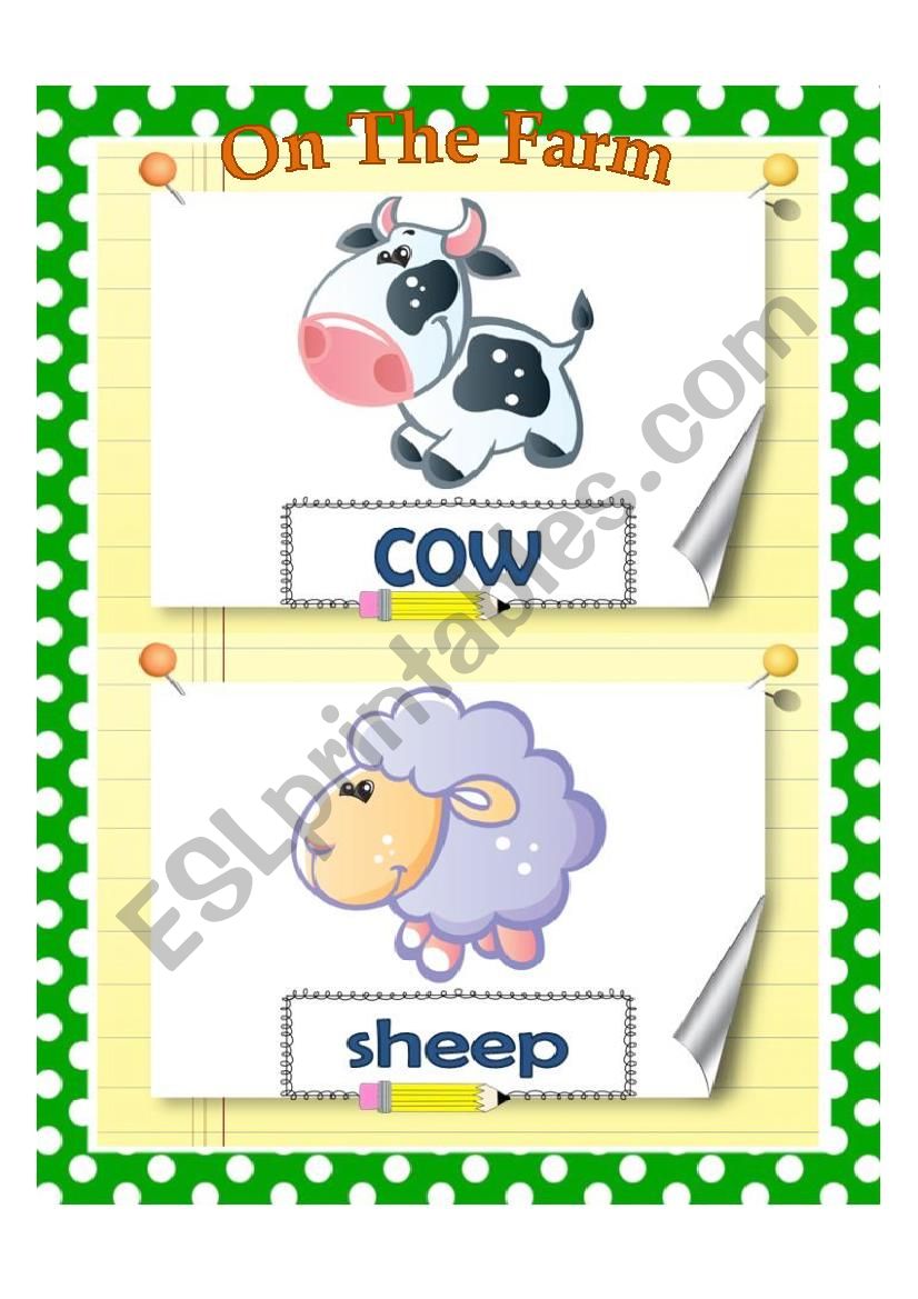 on the farm part 1 worksheet