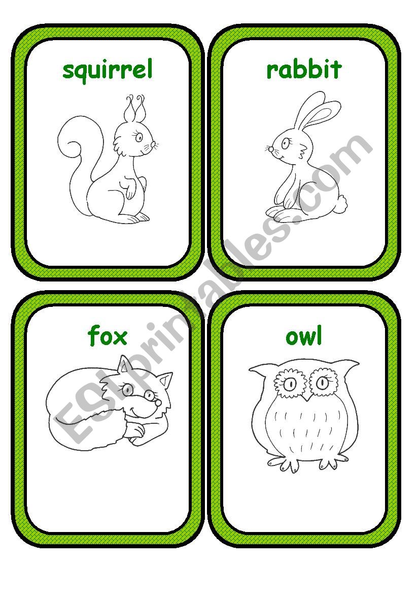 Forest Animals Part 1(3) worksheet