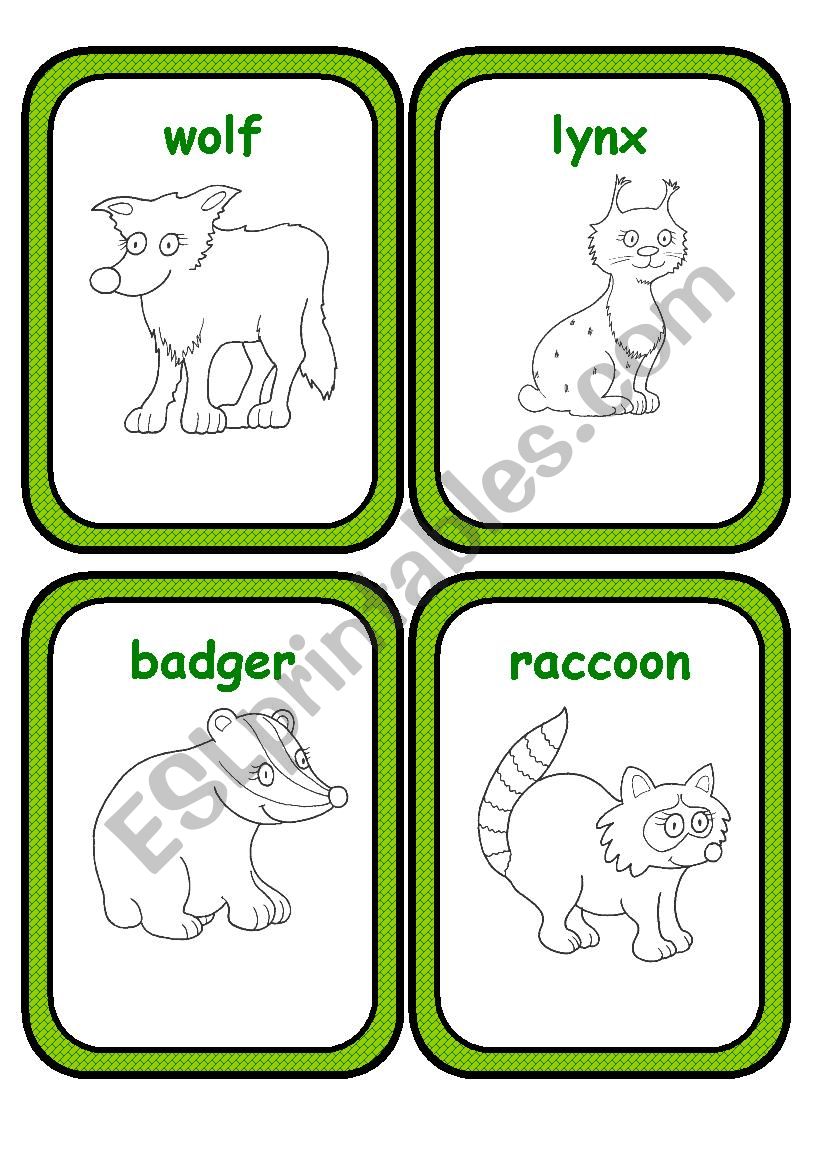 Forest Animals Part 2(3) worksheet