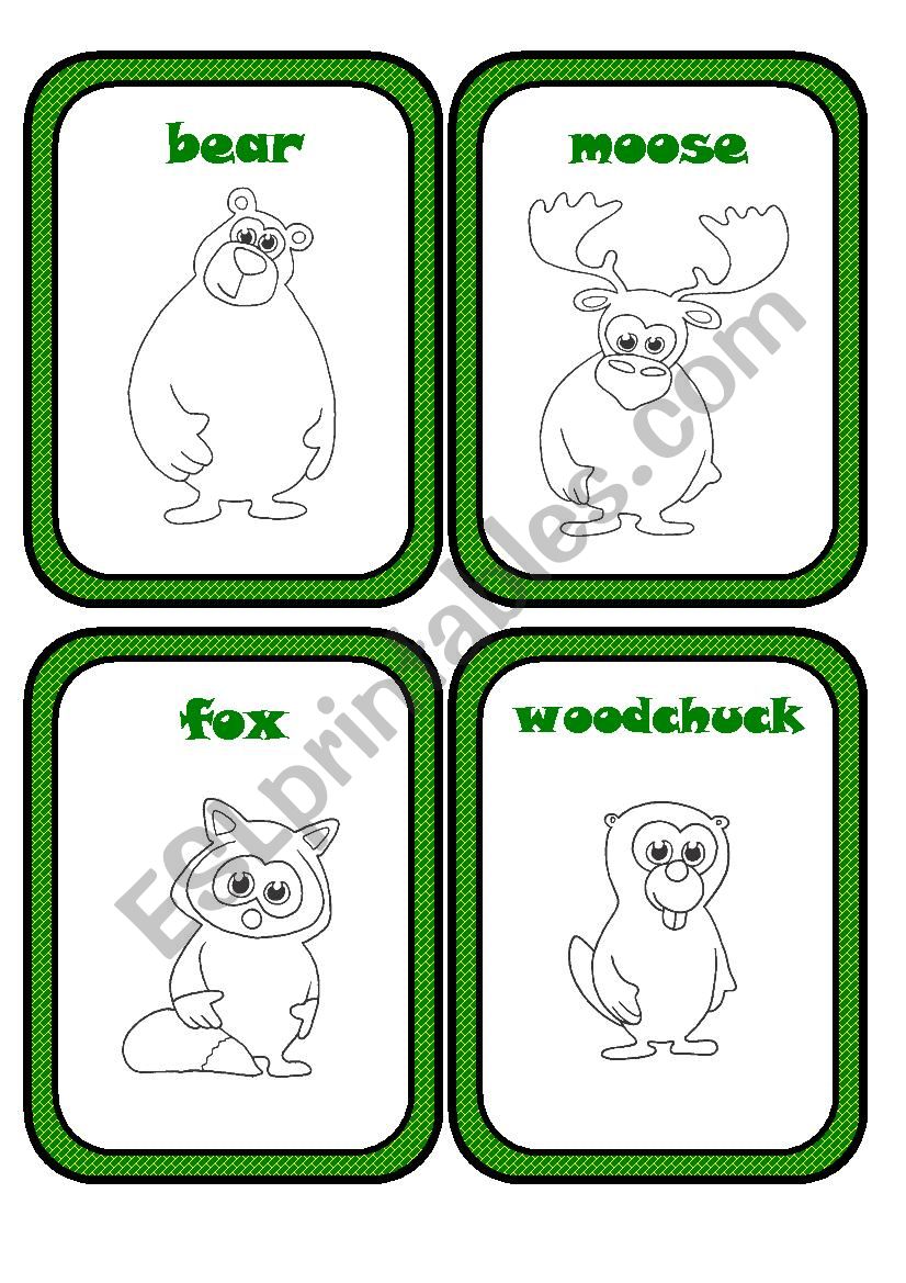 Forest Animals Part 3(3) worksheet