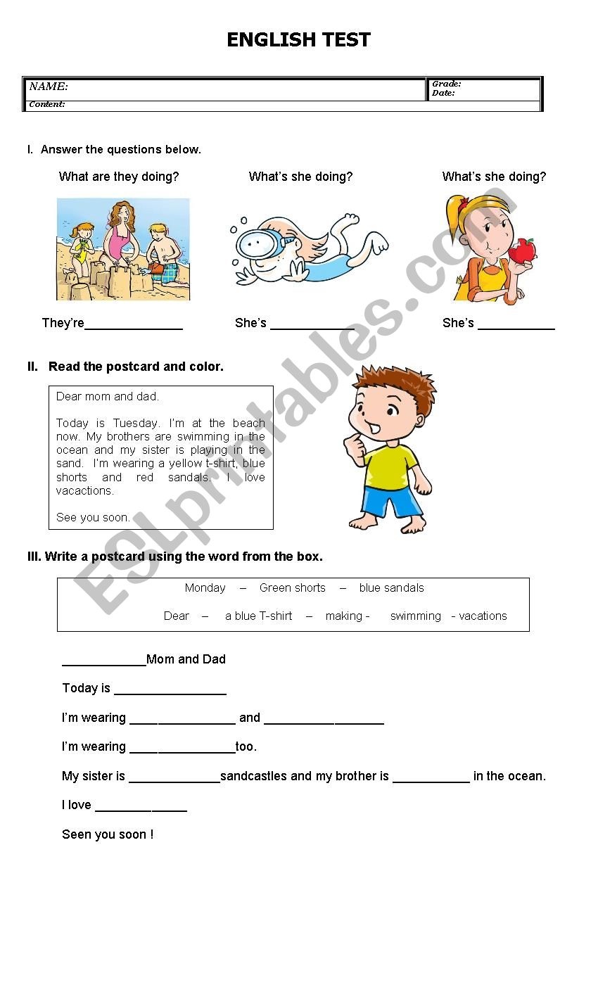 What are they doing? worksheet