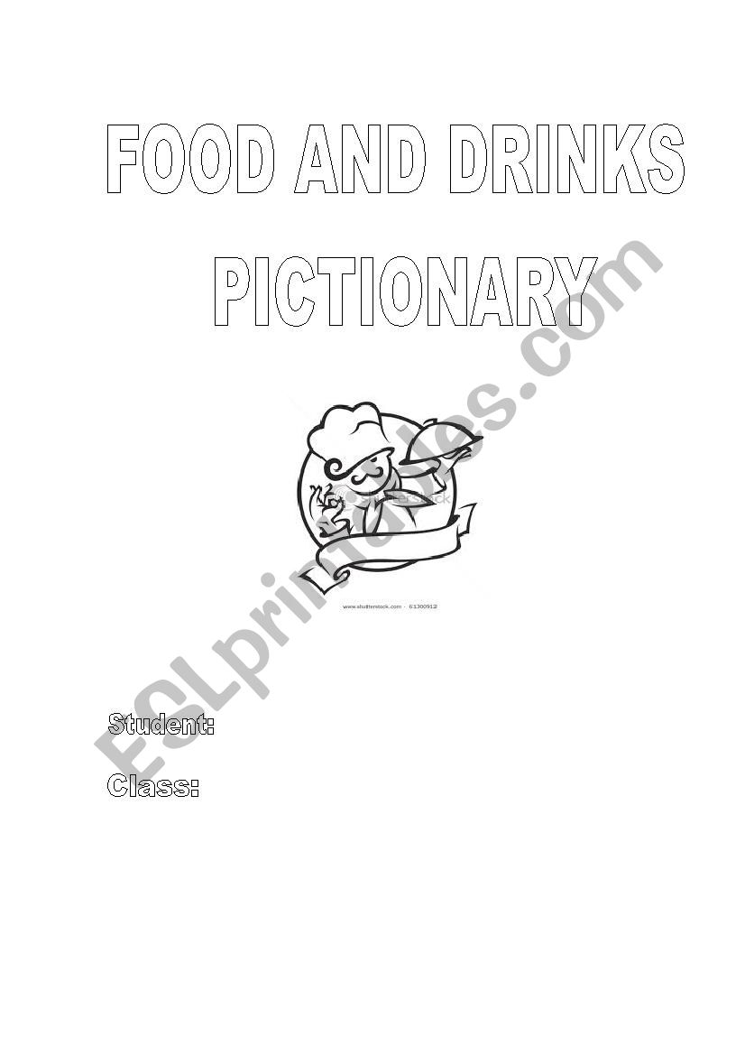 Food Pictionary  worksheet