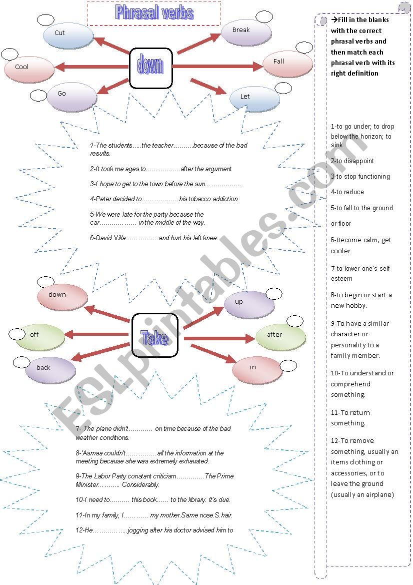                               phrasal verbs