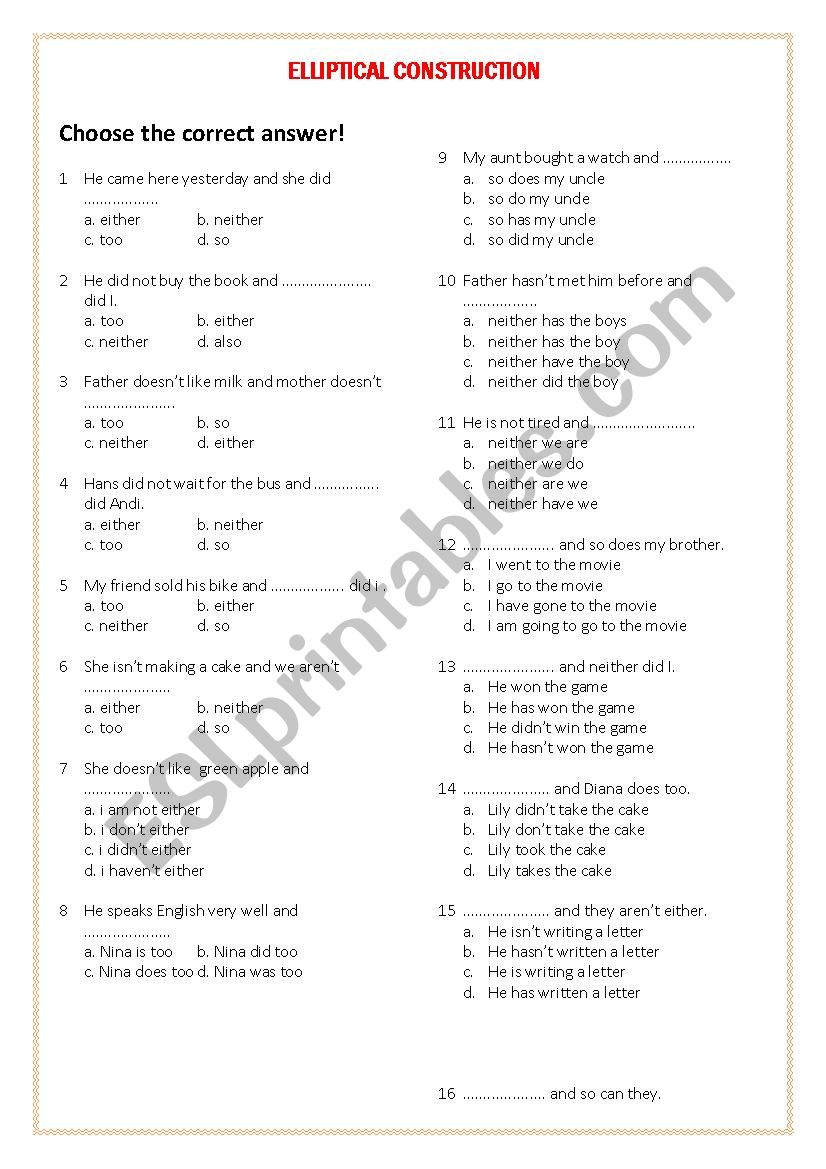 elliptical-construction-esl-worksheet-by-my-english-teacher