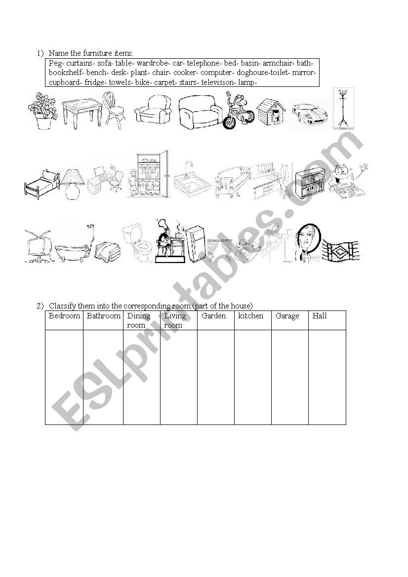 Esl Worksheet