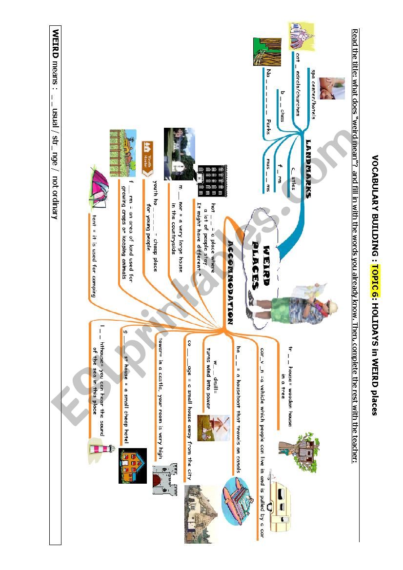 Holidays  worksheet