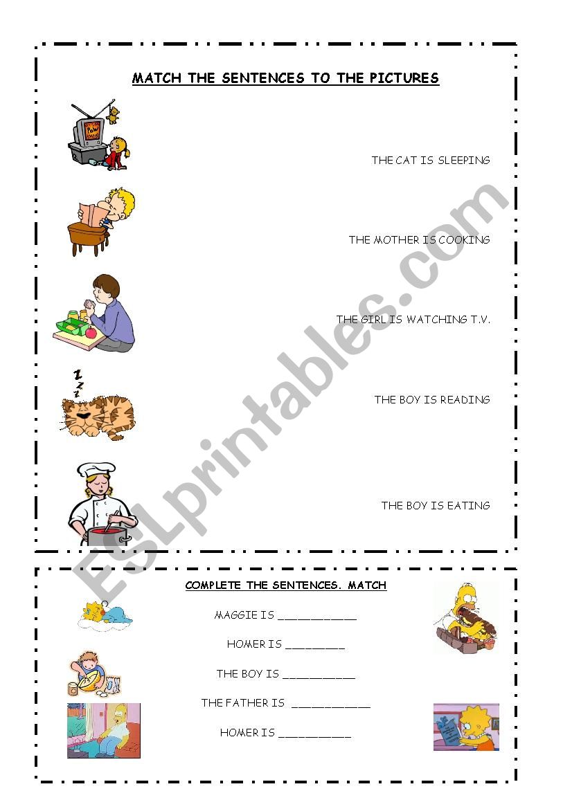 Actions in the Present Continuous 