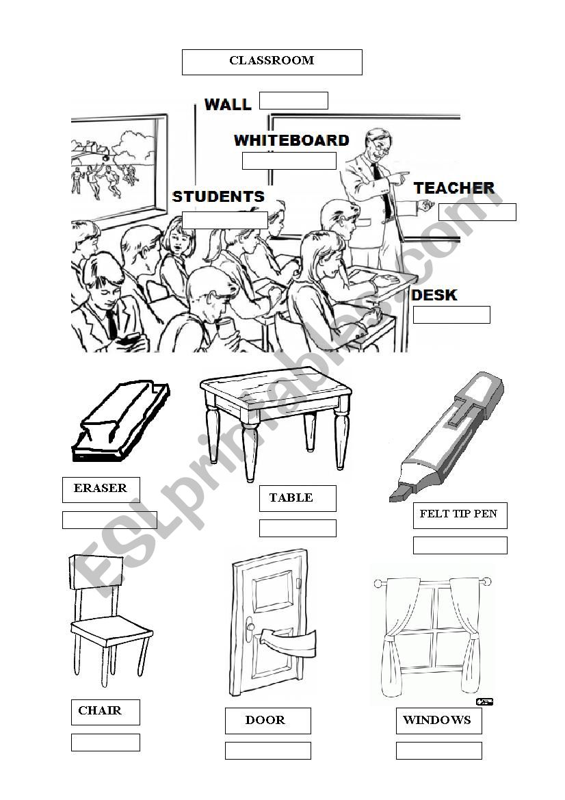 CLASSROOM worksheet