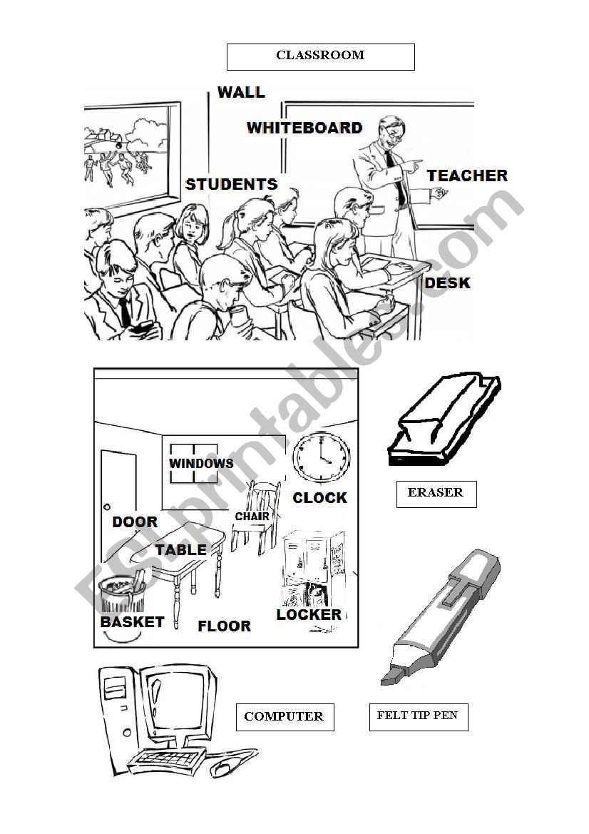 CLASSROOM worksheet