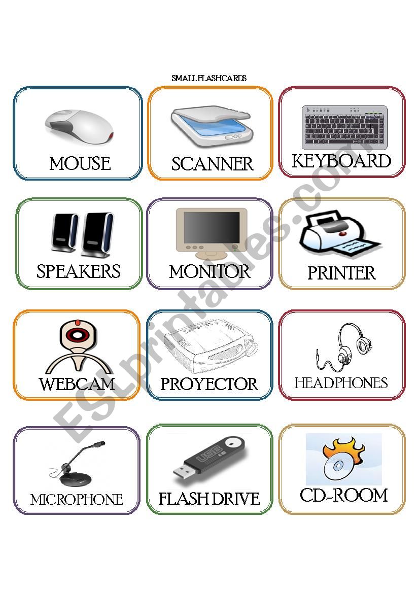 COMPUTER COMPONENTS worksheet