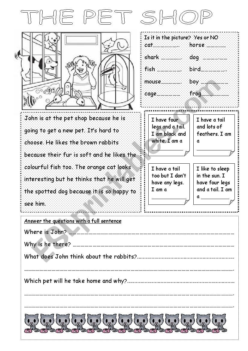 Working with words worksheet