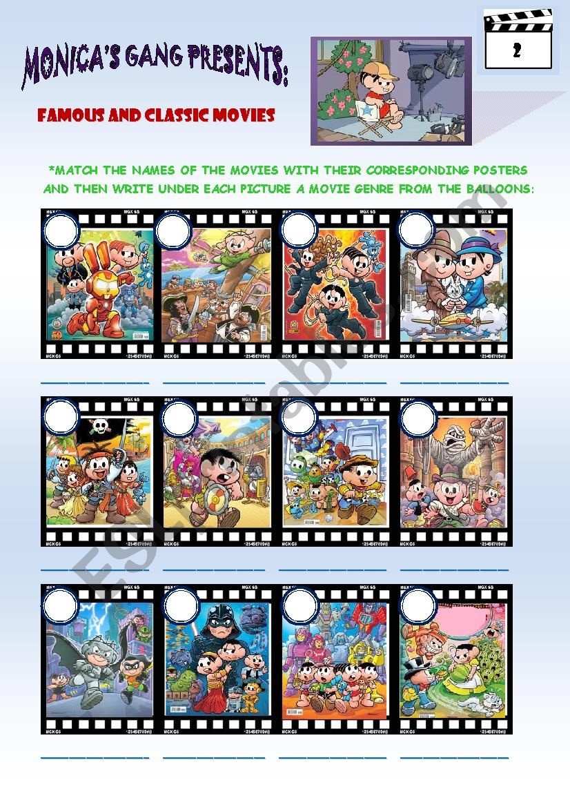 FAMOUS AND CLASSIC MOVIES WITH MONICAÂ´S GANG: PART 2