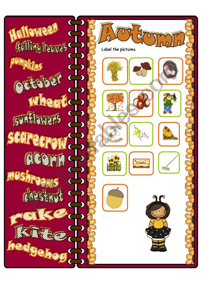 Autumn worksheet