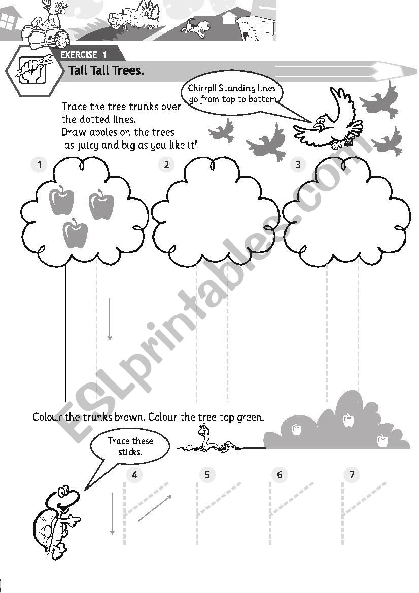 Tall-Short worksheet