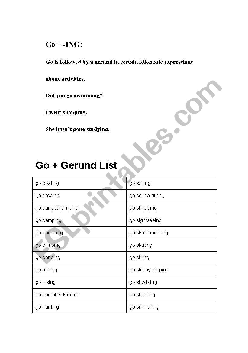 english-worksheets-verb-to-go-gerund