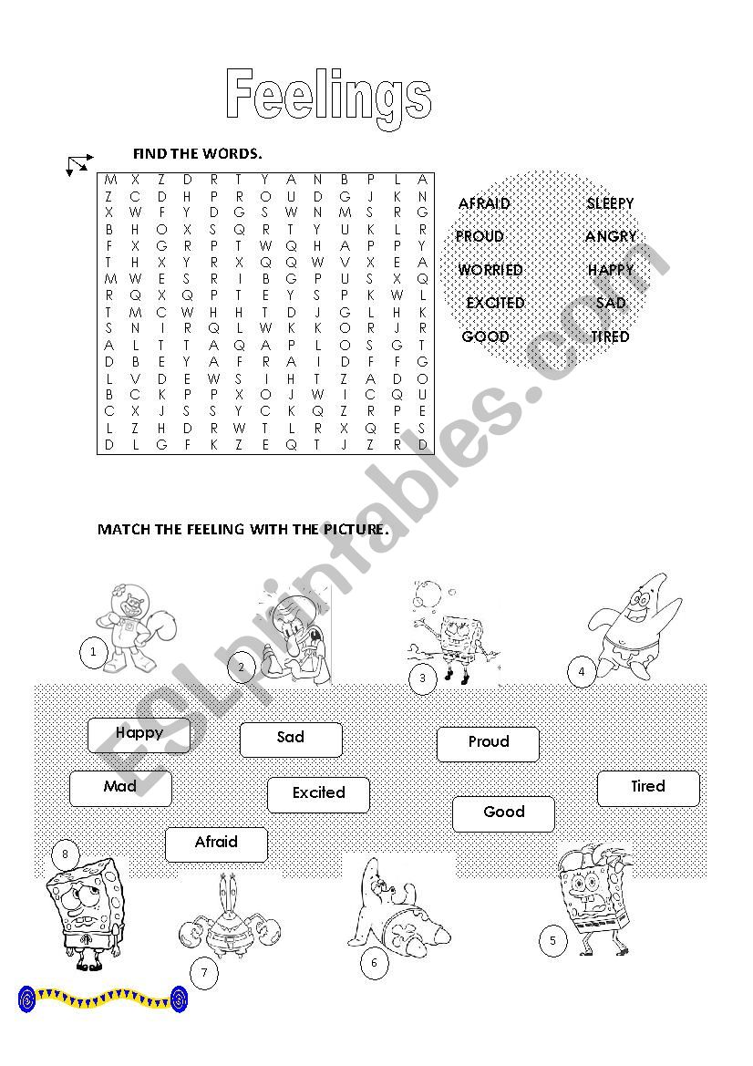 feelings worksheet