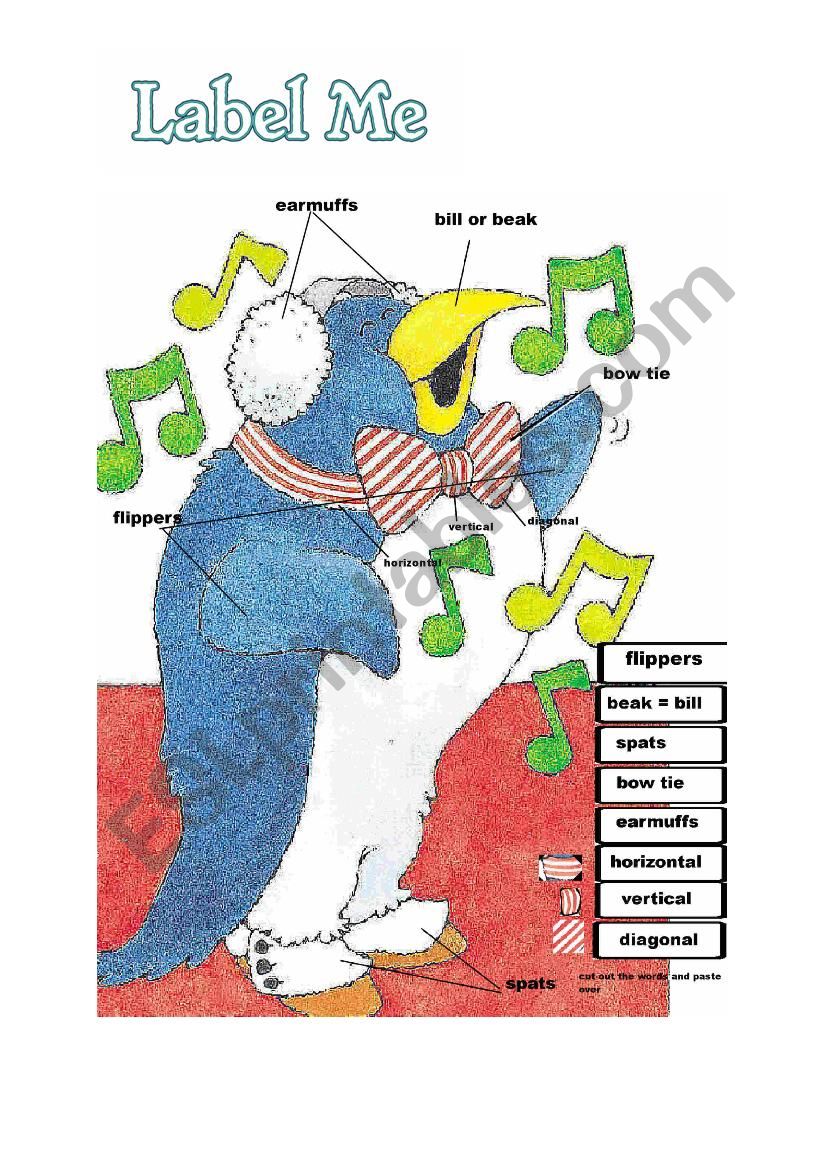 Label ME   worksheet