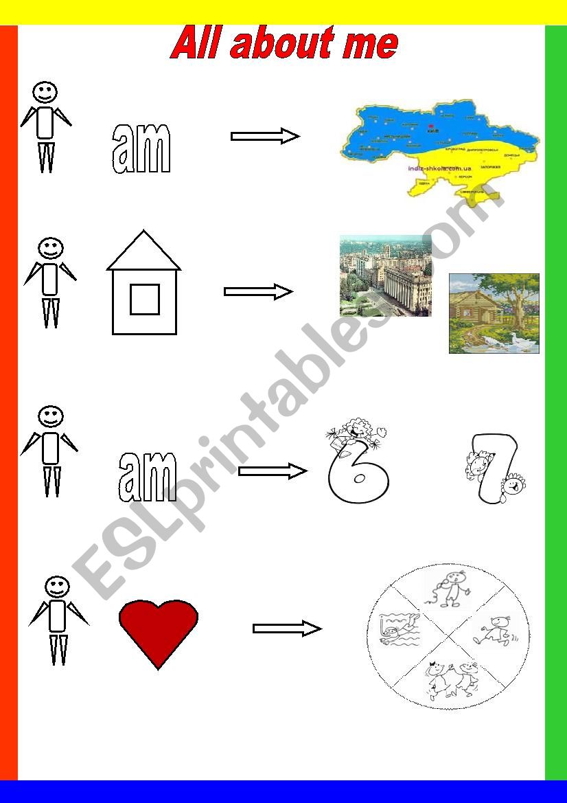 All about me worksheet