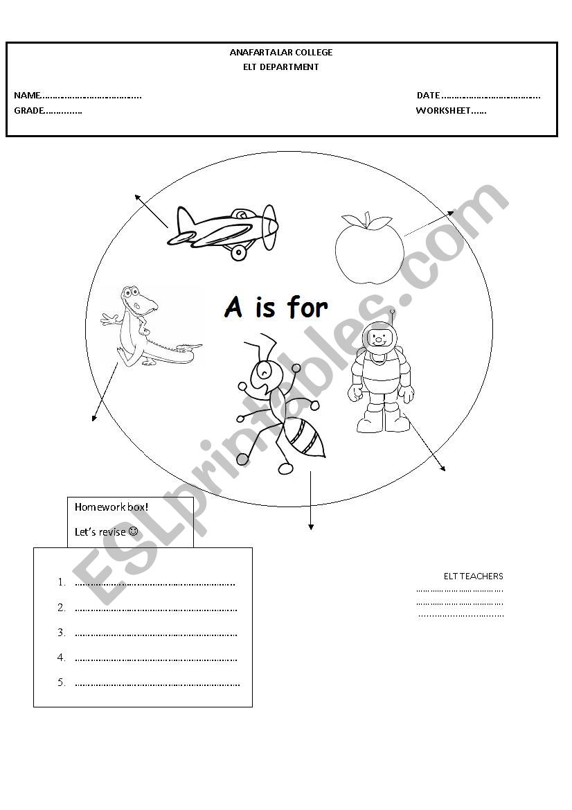 alphabet worksheet worksheet