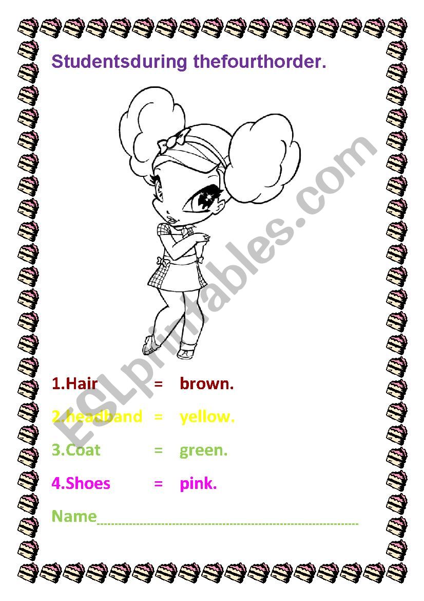 tinted worksheet