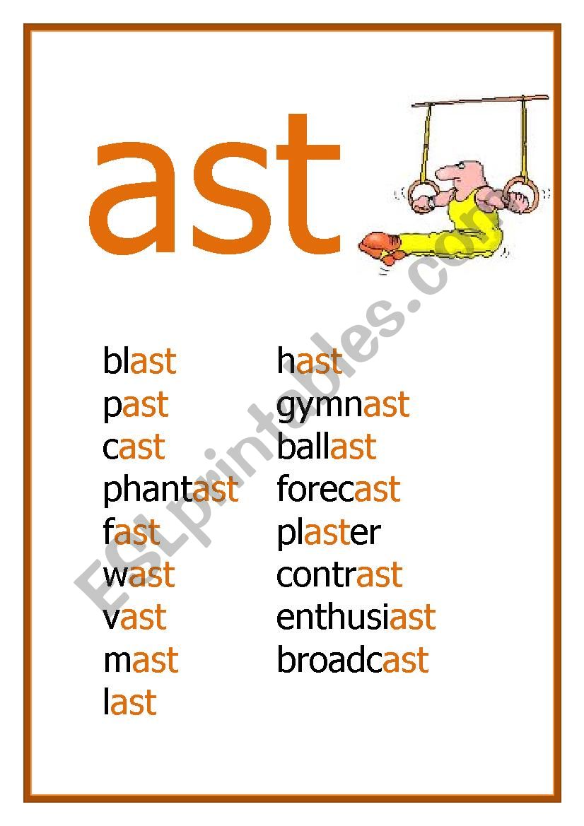 AST Reading worksheet worksheet
