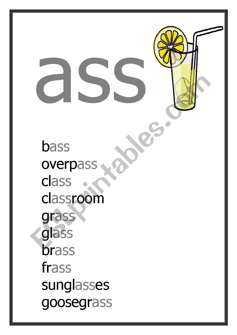 ASS Reading worksheet worksheet