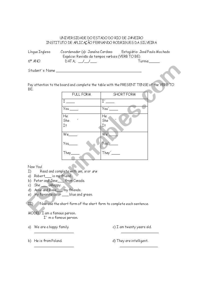 PRESENT PERFECT worksheet