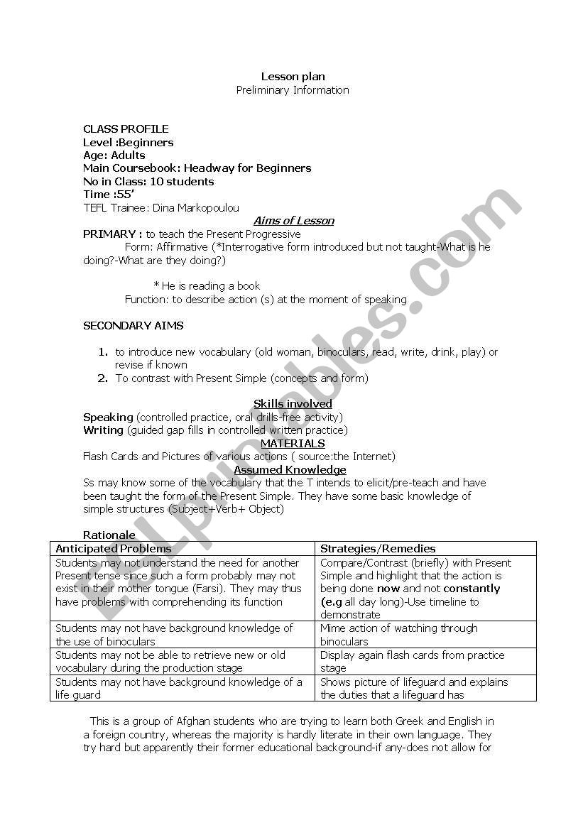 present perfect worksheet