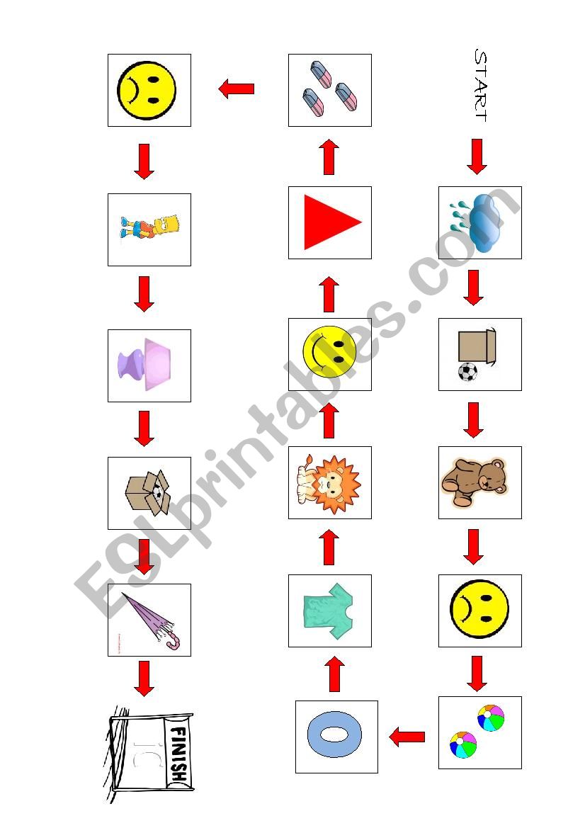 Board Game worksheet