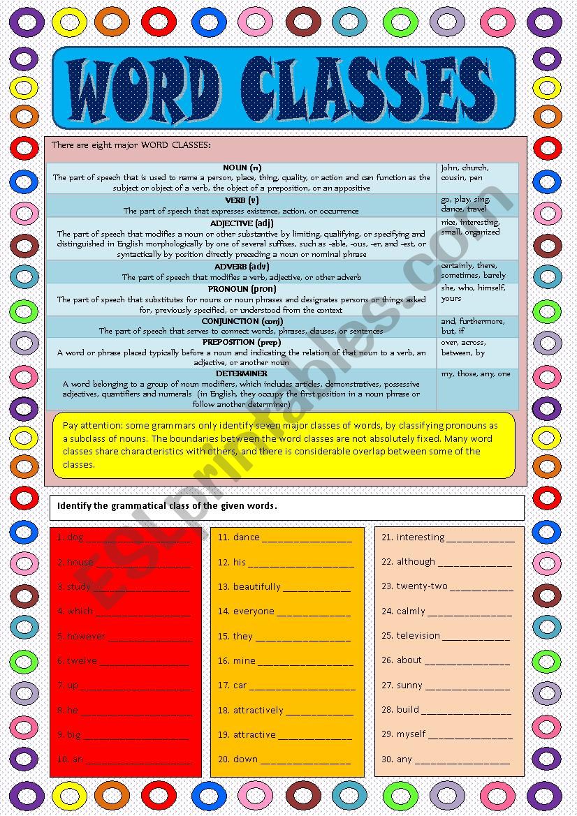 word-classes-esl-worksheet-by-mar-lia-gomes