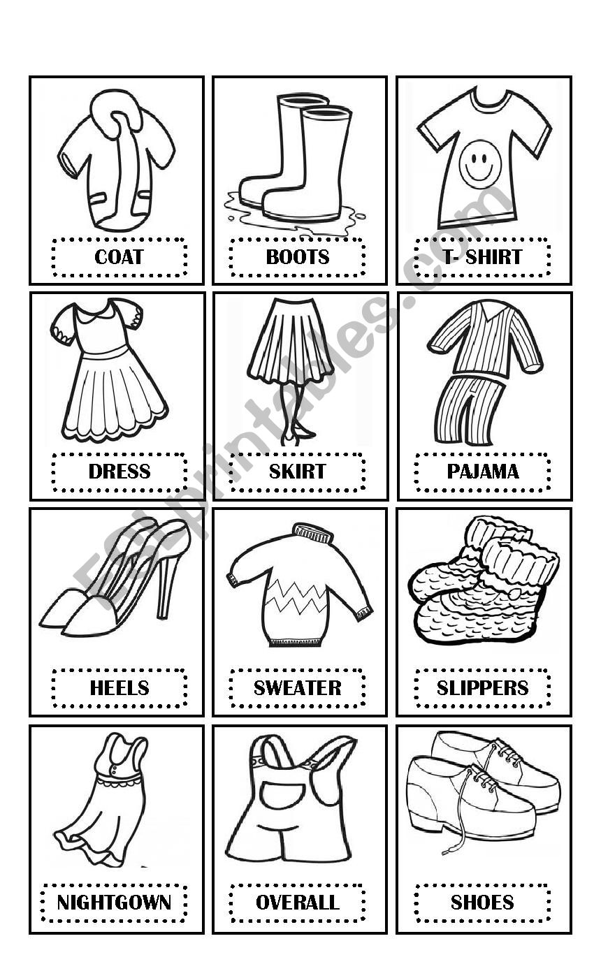 Clothes 2 worksheet