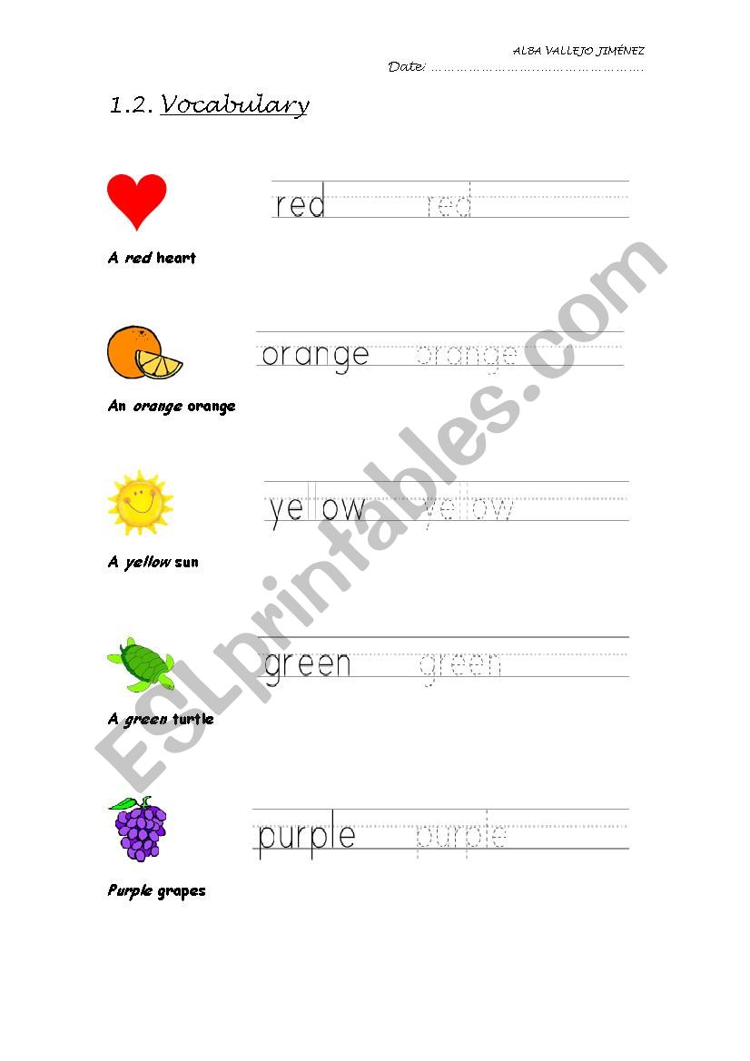 MIXED VOCABULARY worksheet