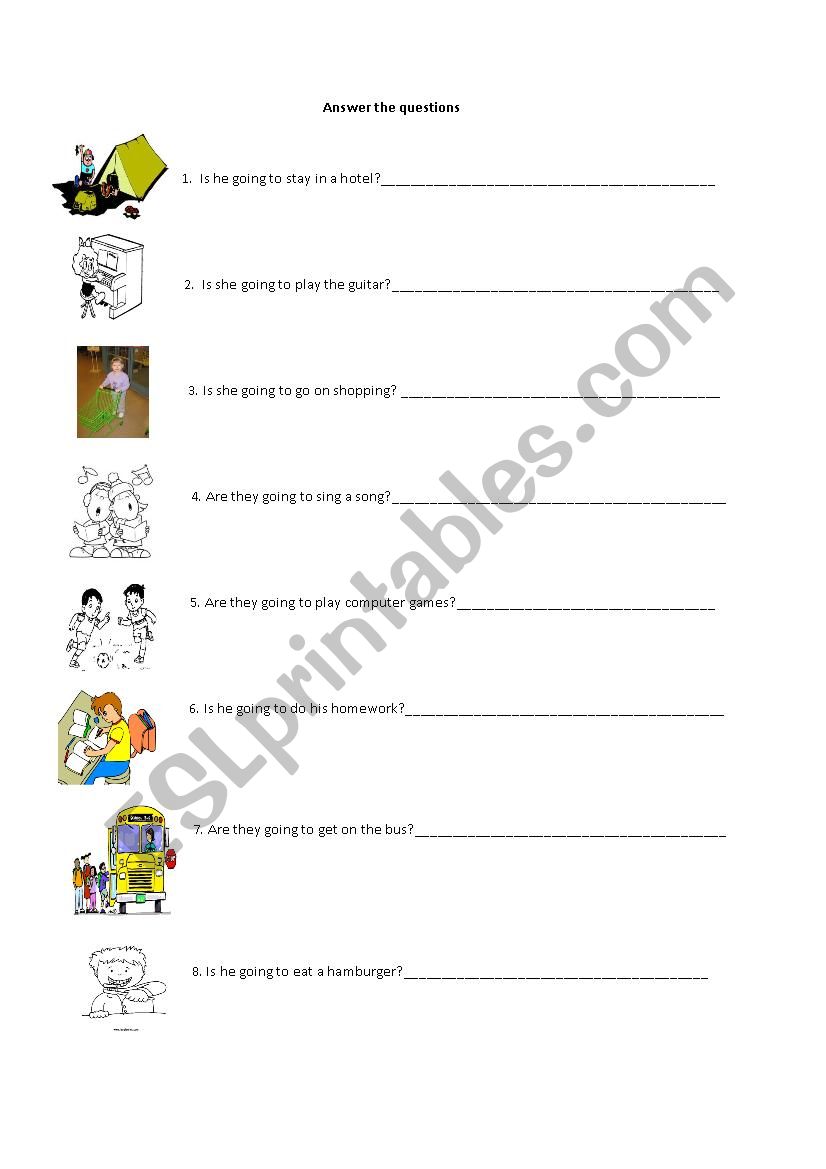 be going to worksheet