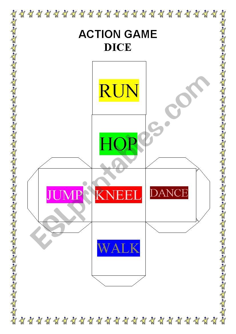 ACTION DICE GAME worksheet