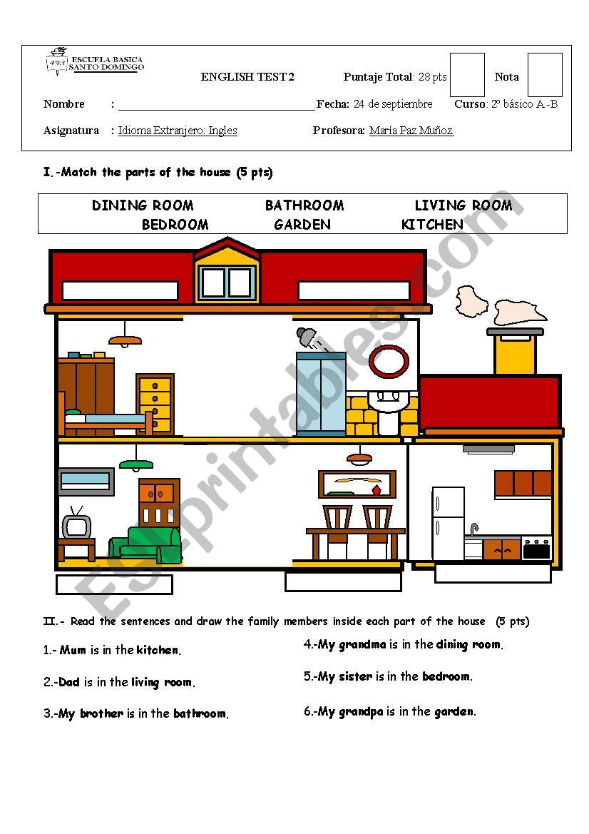where are they? worksheet