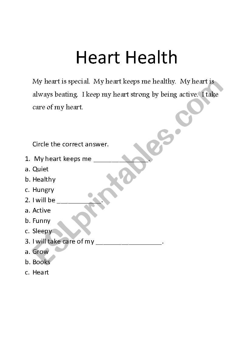 Grade 1 Reading worksheet