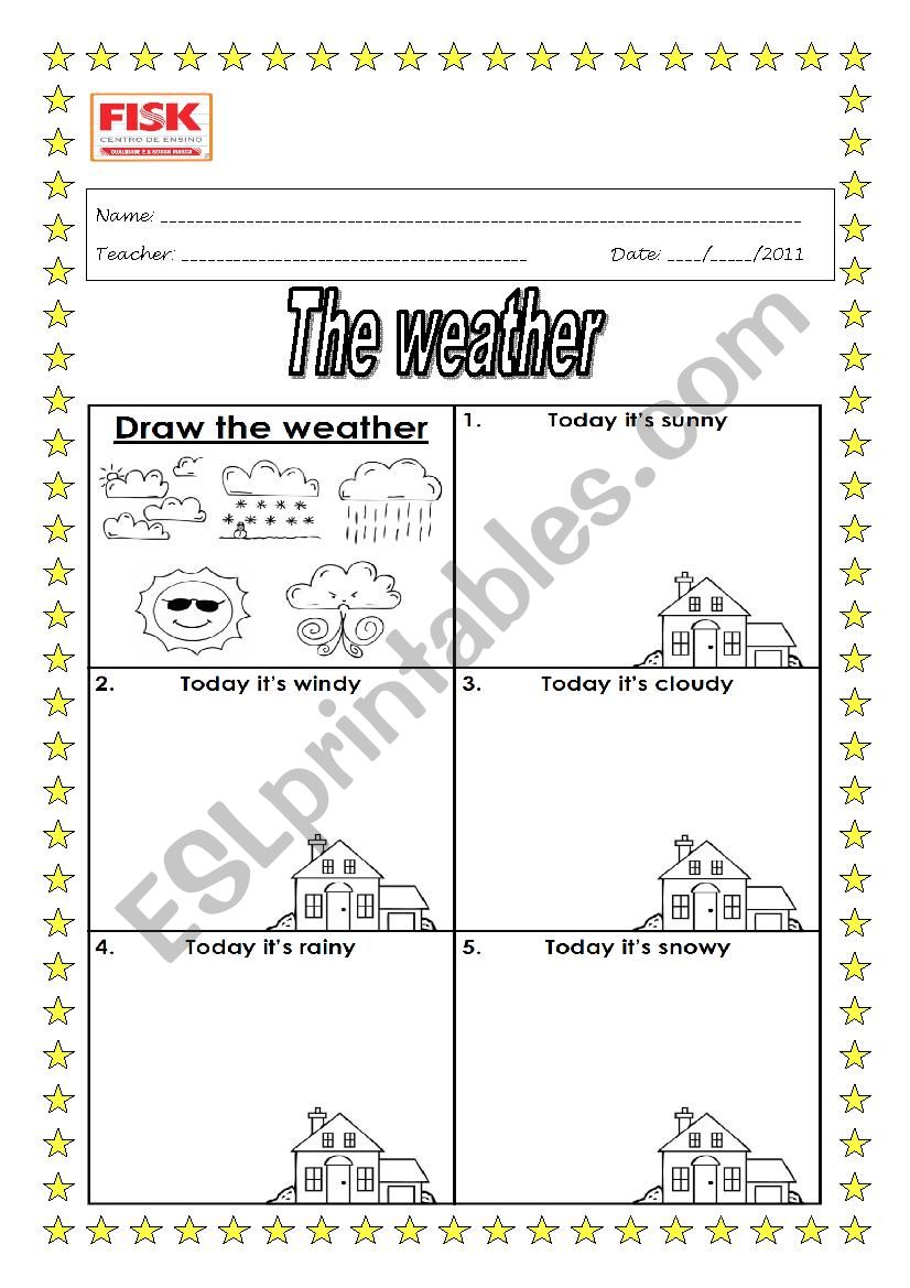 weather worksheet